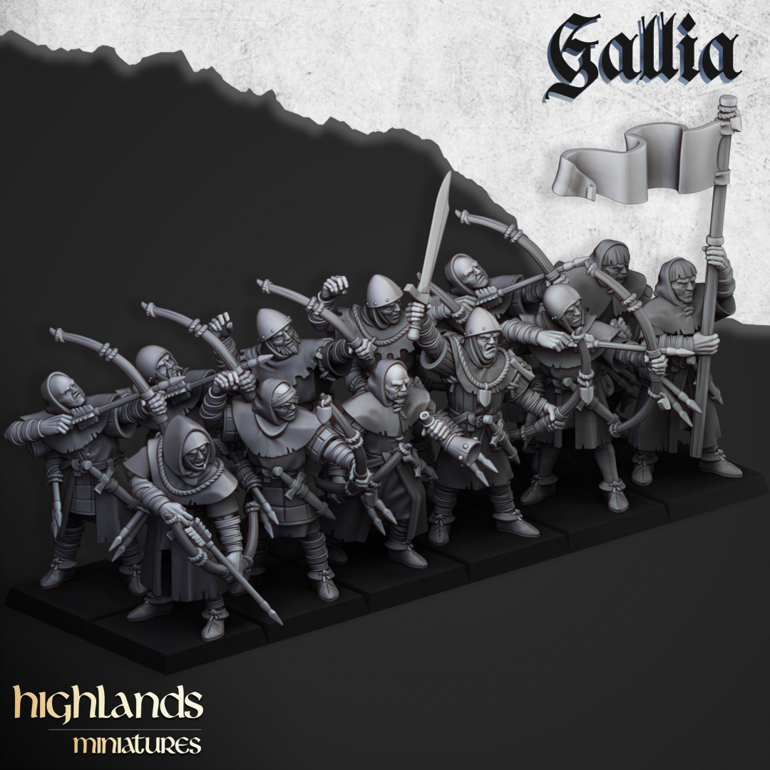  Gallia Archers - Highlands Miniatures
