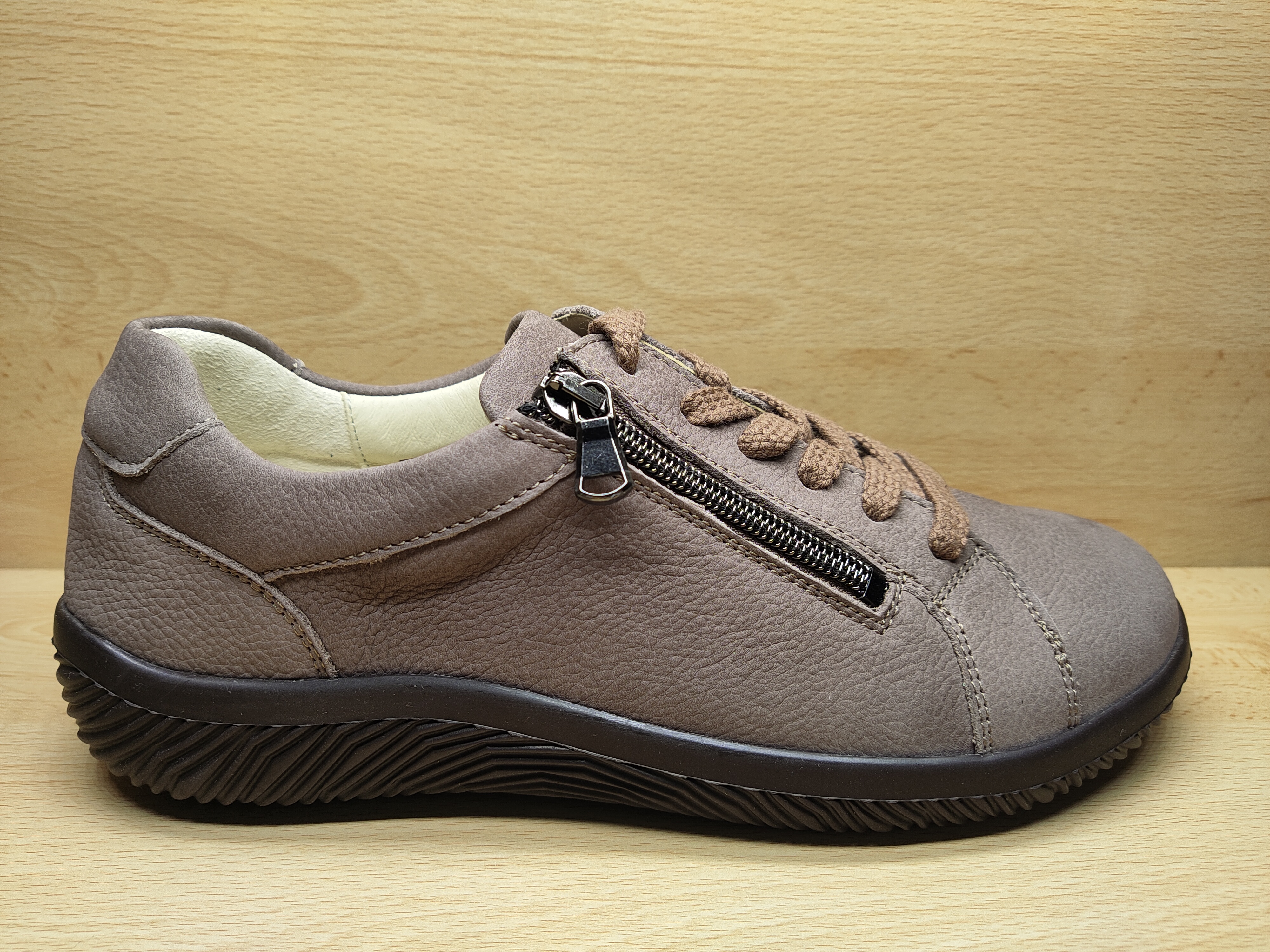 WALDLAUFER Chaussure à lacets + zip 