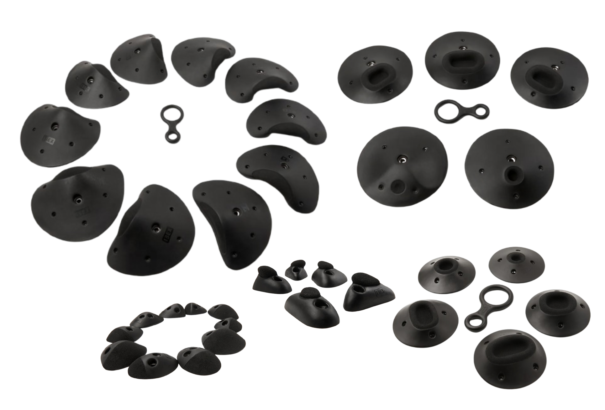  Ibex Nisyros set Jugs/Pockets - 40 units - FLUO GREEN