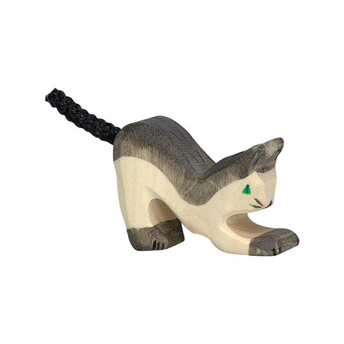 FIGURINE EN BOIS CHATON 4 CM