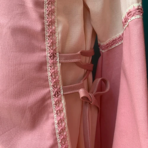 DÉGUISEMENT ROBE ENFANT COURTISANE ROSE