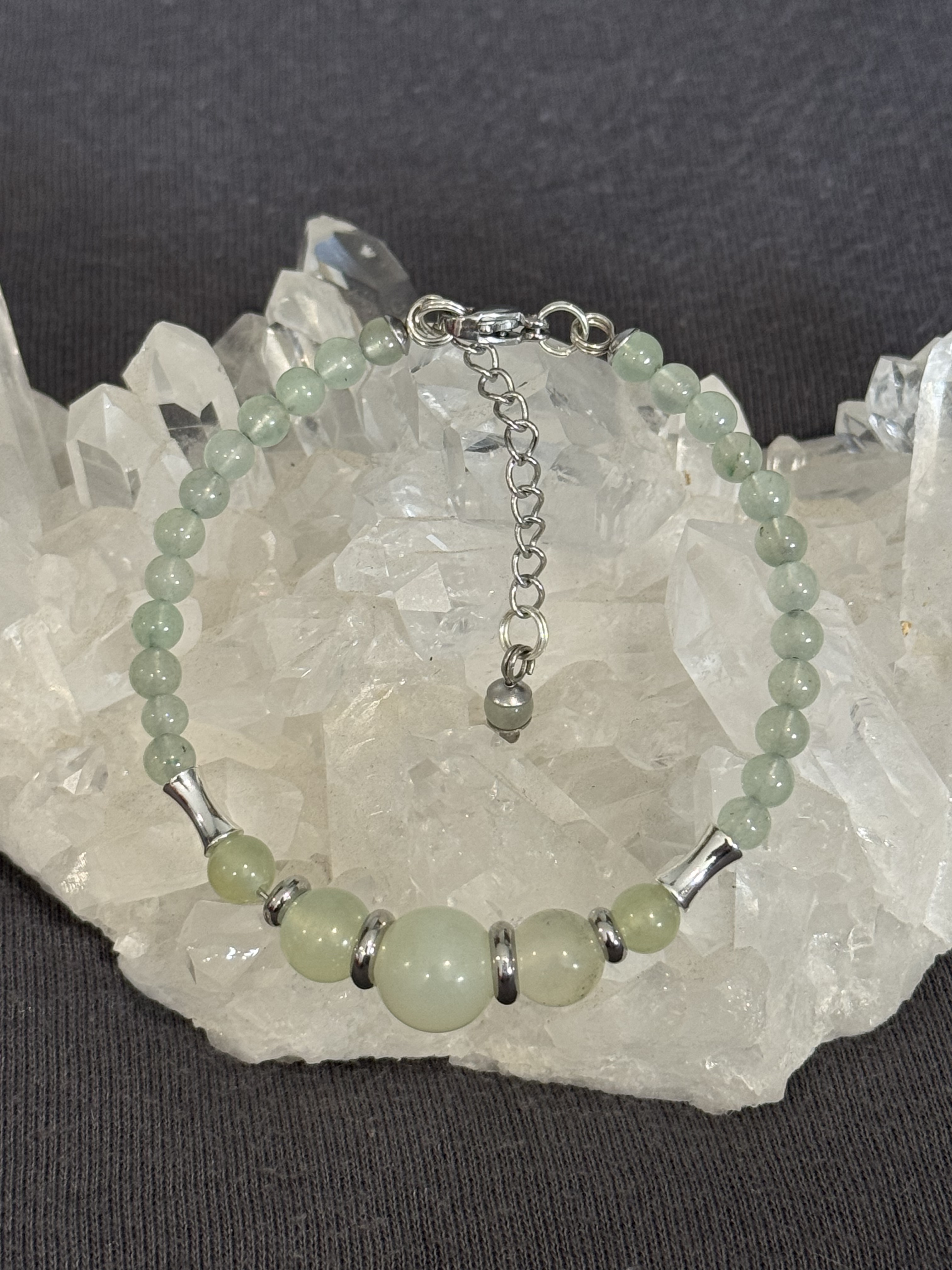 Bracelet "Echo de Gaïa" en Jade