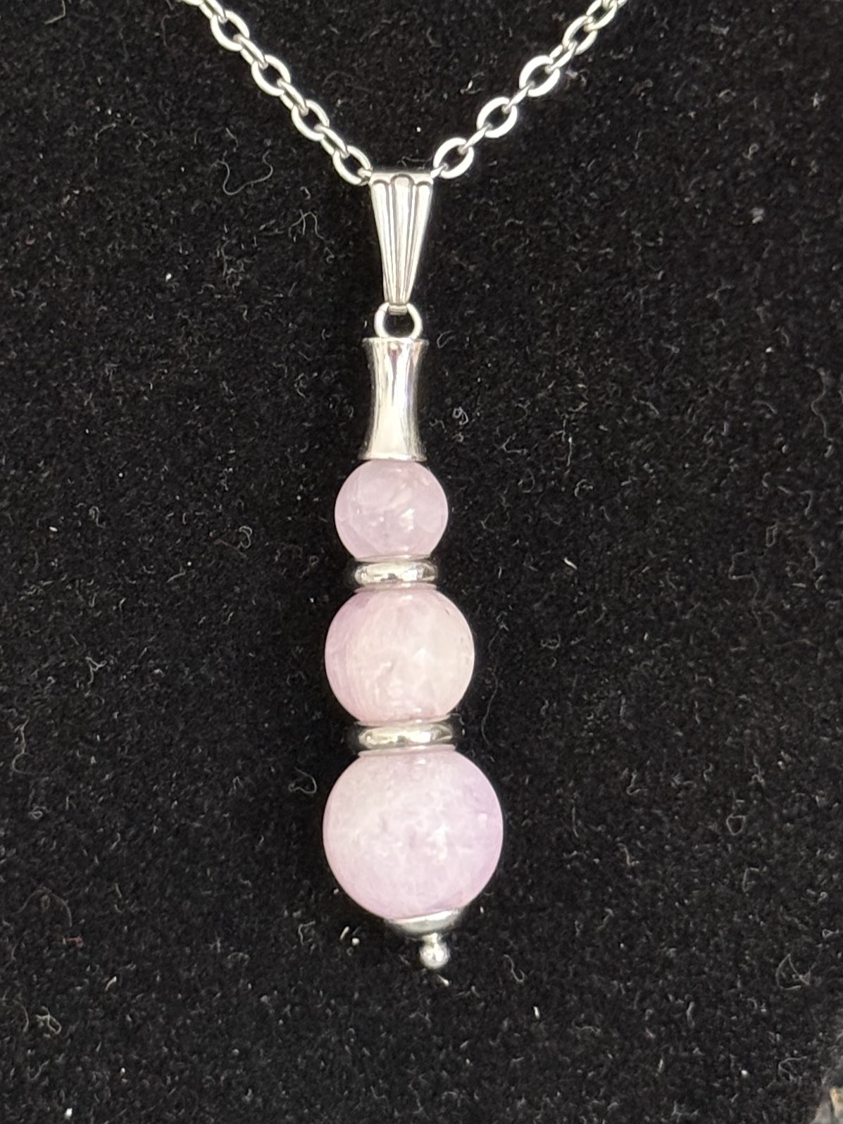 Pendentif "Echo de Gaïa" en Kunzite