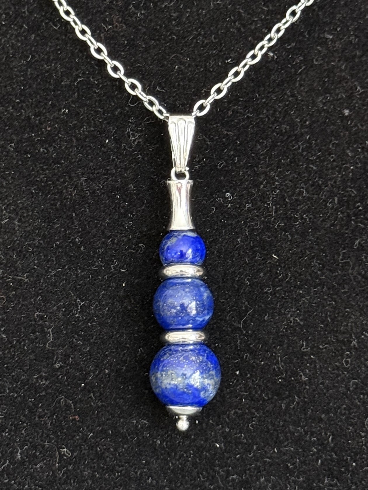 Pendentif "Echo de Gaïa" en Lapis Lazuli