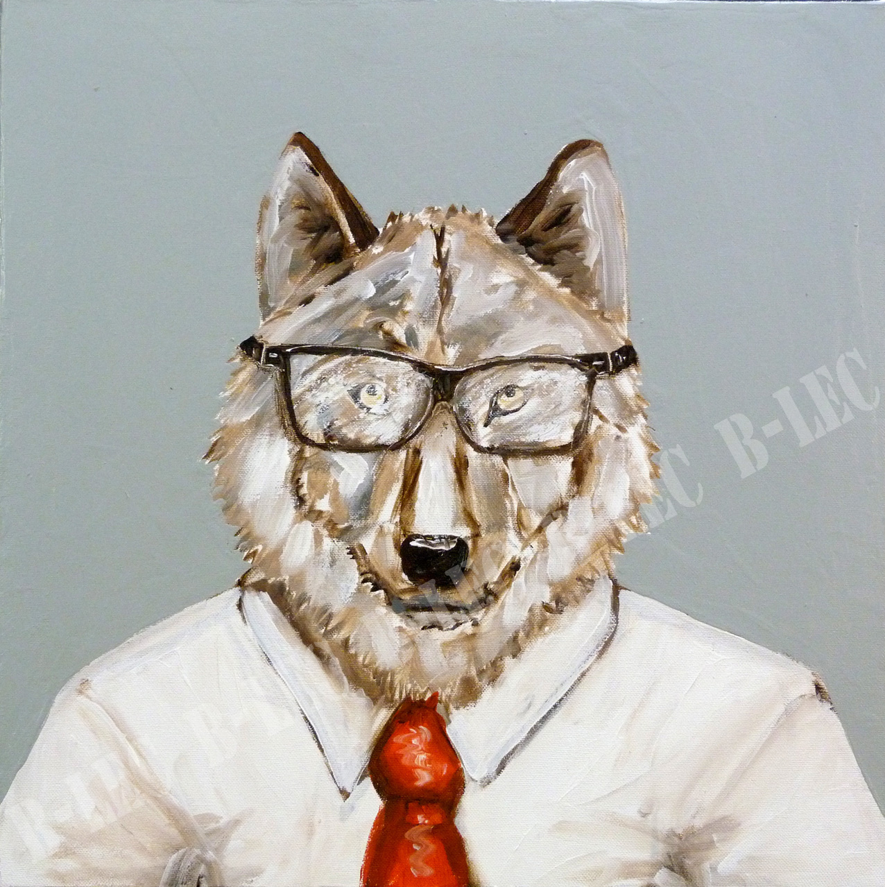 ..Jean Loup le loup , homme d'affaires