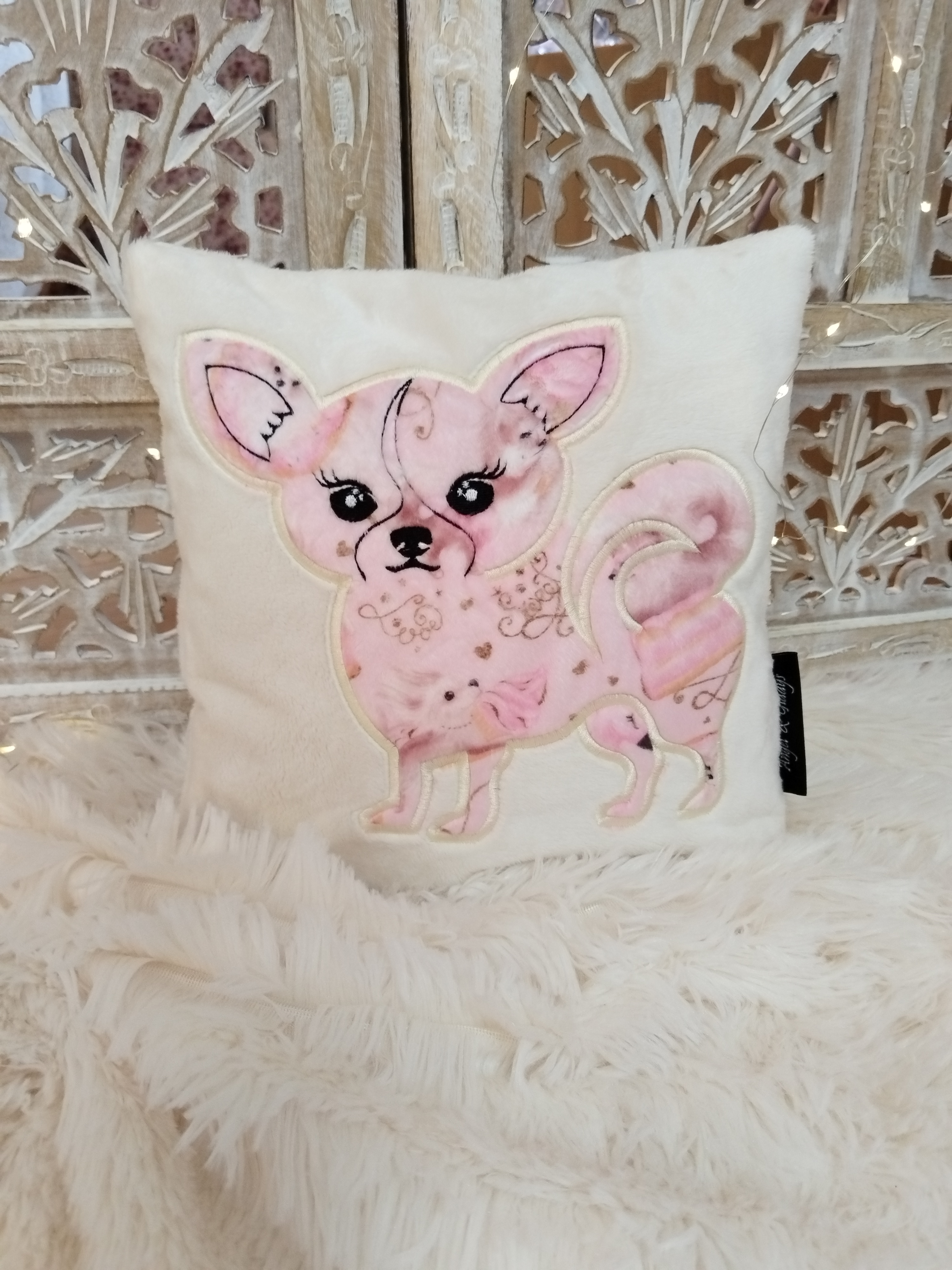 Housse pour Coussin 25x25 - Loopi'Love Chi