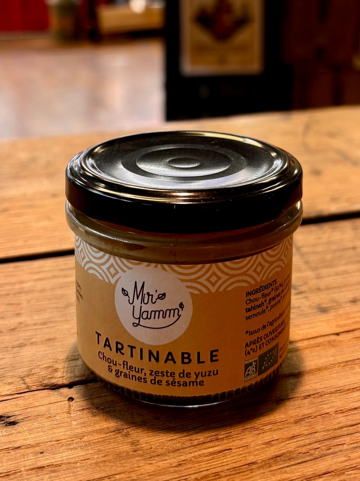 Tartinable Chou-fleur, Zeste de yuzu et Graines de sésame