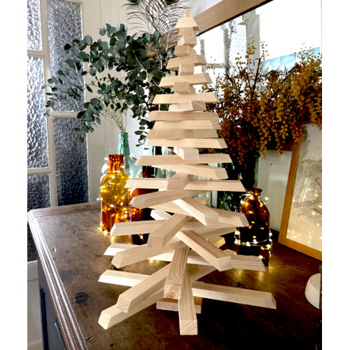 SPÉCIAL NOËL SAPIN EN BOIS ECO-RESPONSABLE 50 CM