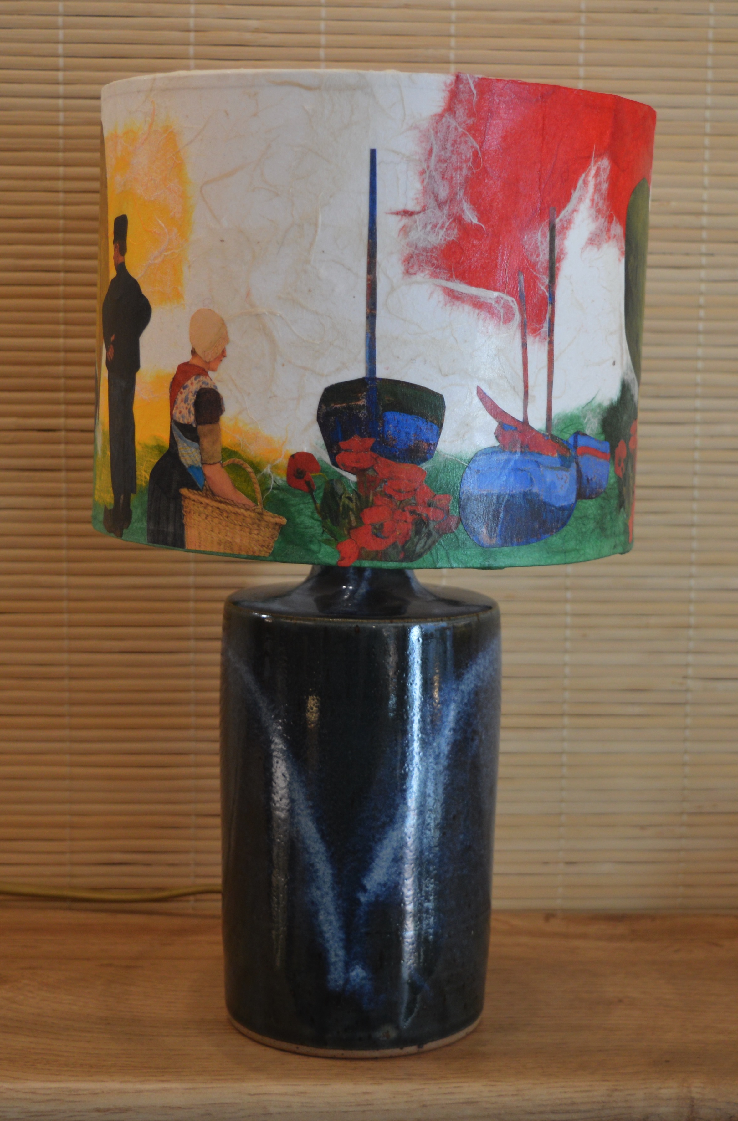 Abat-jour la Bretagne haute en couleurs.