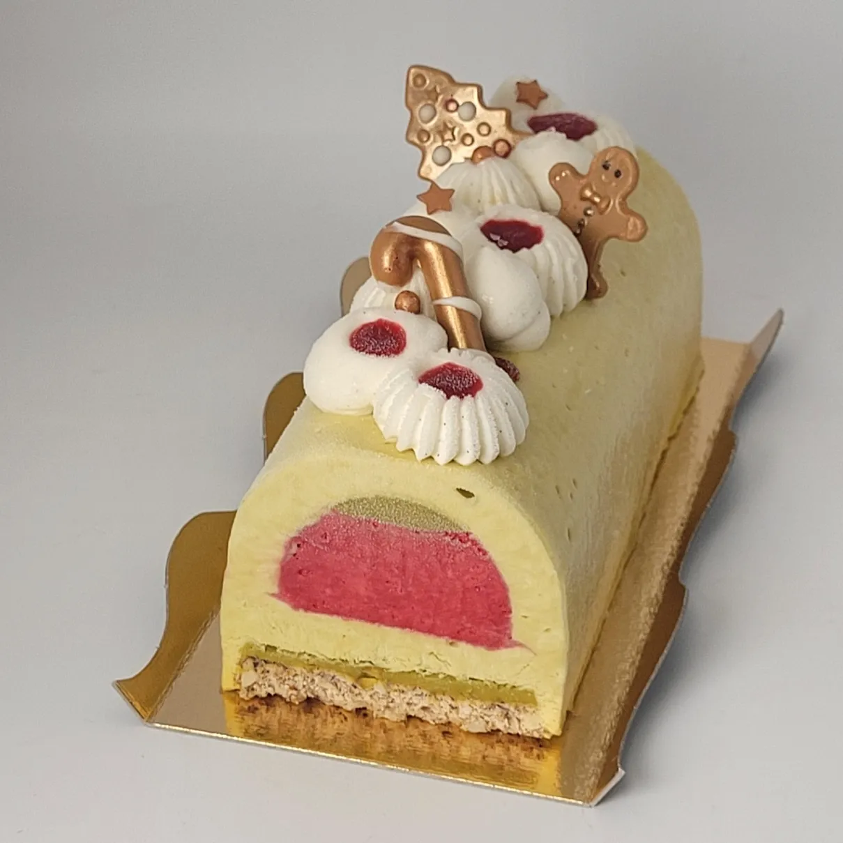 Bûchette Glacée Pistache - Framboise
