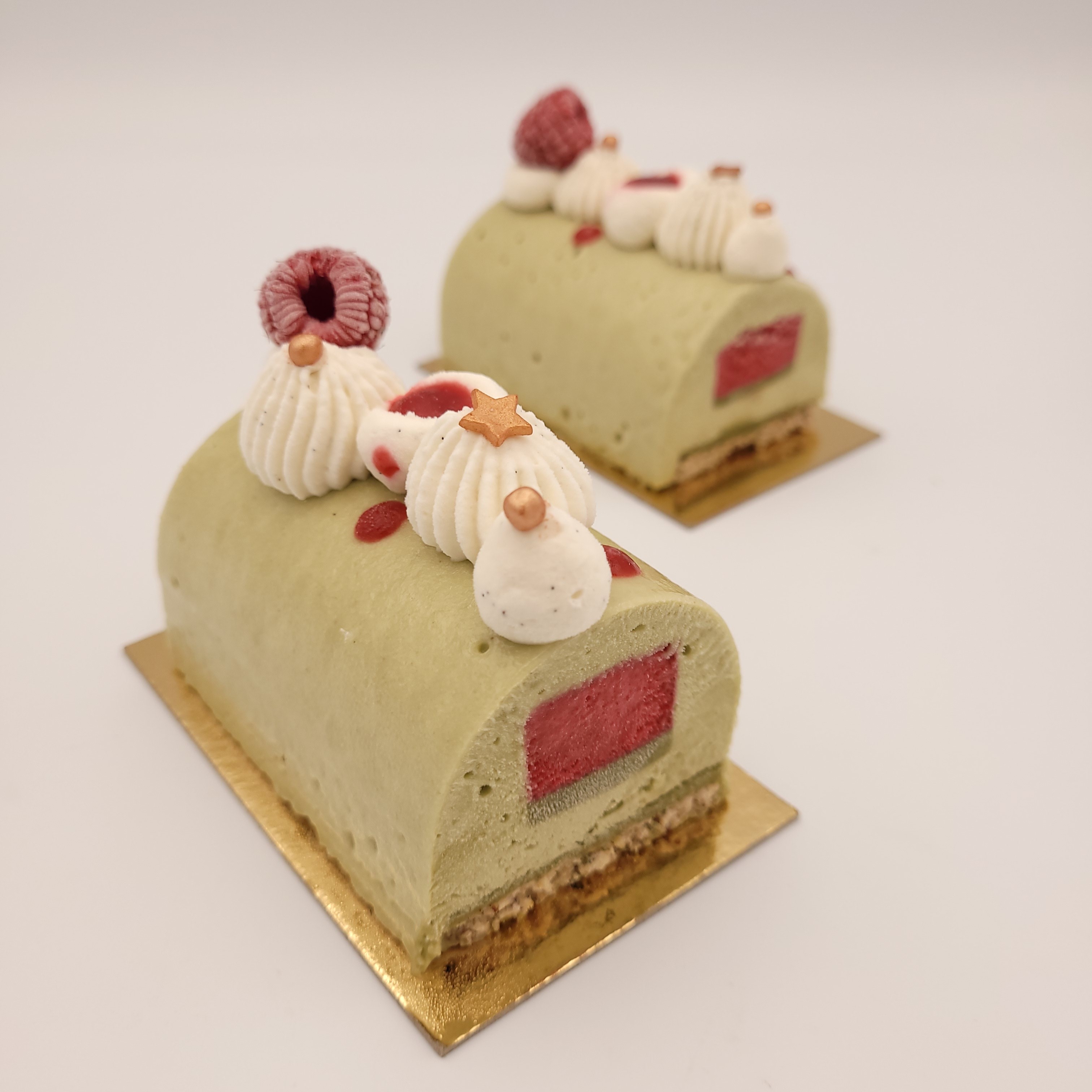 Bûchette Glacée Pistache - Framboise
