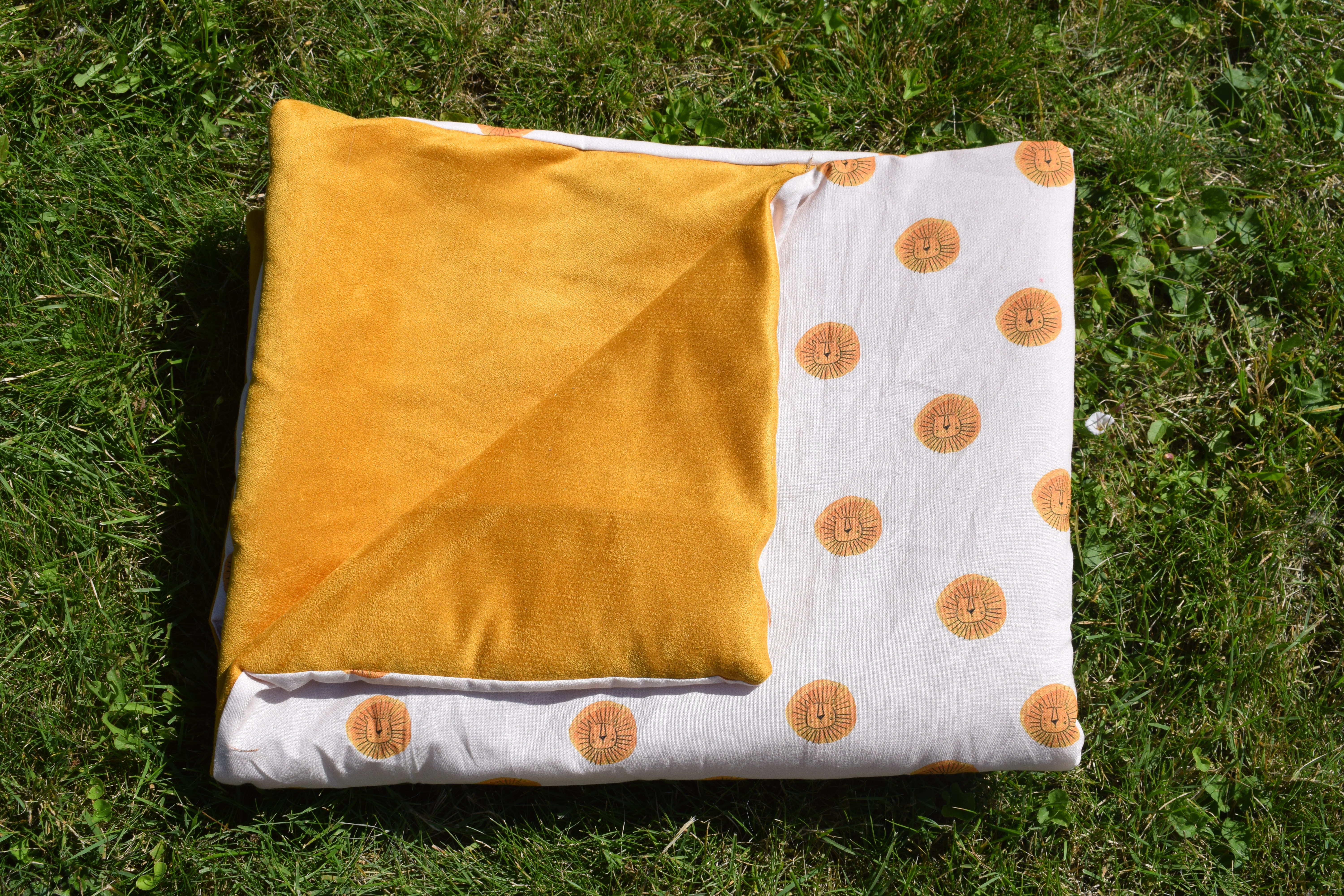 Couverture têtes de lions