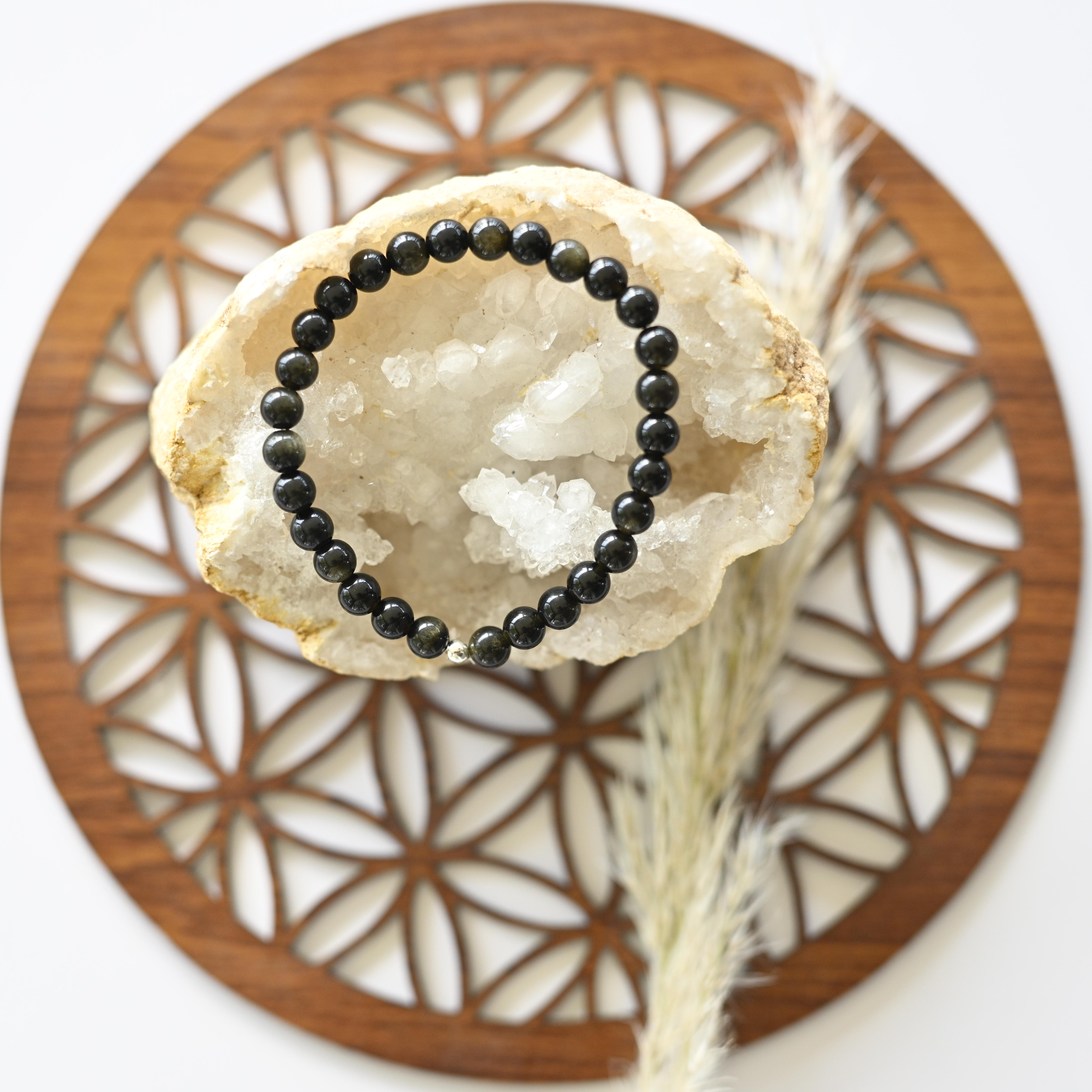 Obsidienne dorée 6MM