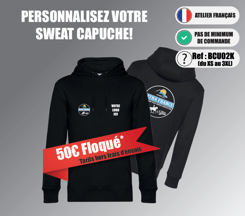 Sweat Capuche MTHA personnalisable