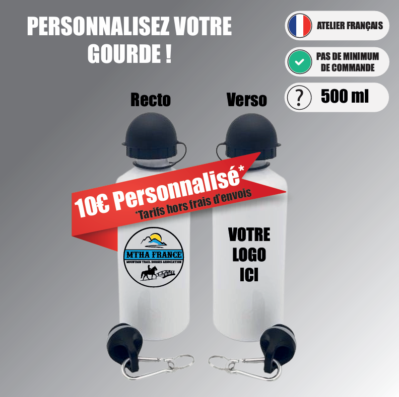 Gourde MTHA personnalisable