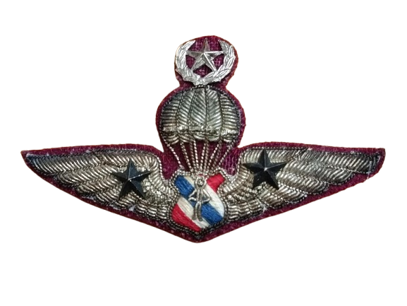 Thailand Highest Master Royal Thai Police Parachute Jump Wings Badge