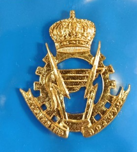 insigne de béret de la logistique de l'armée belge d'orée 