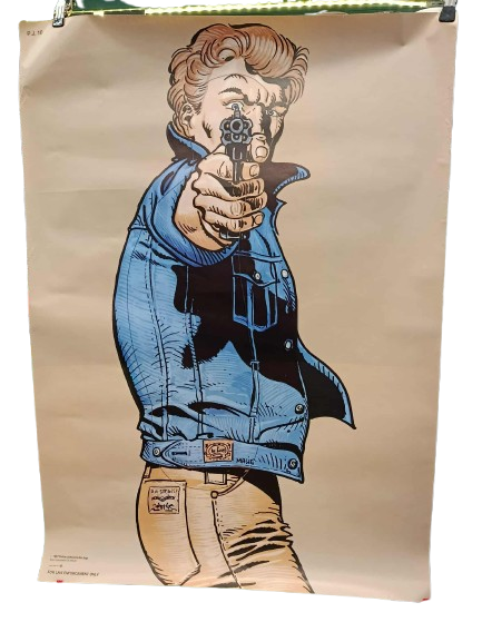 Cible d’entraînement au tir de la police judiciaire, 1987