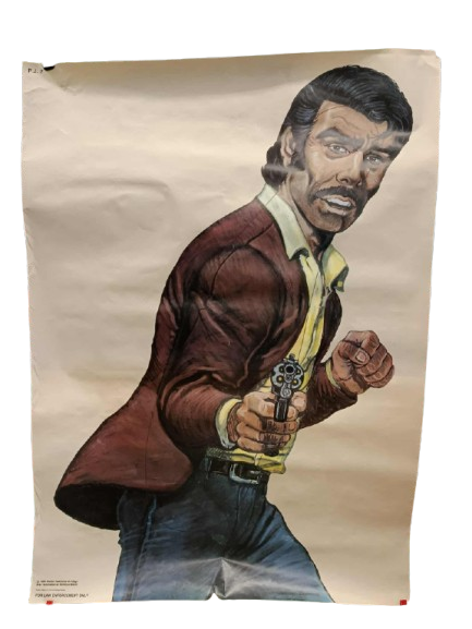 Cible d’entraînement au tir de la police judiciaire, 1989