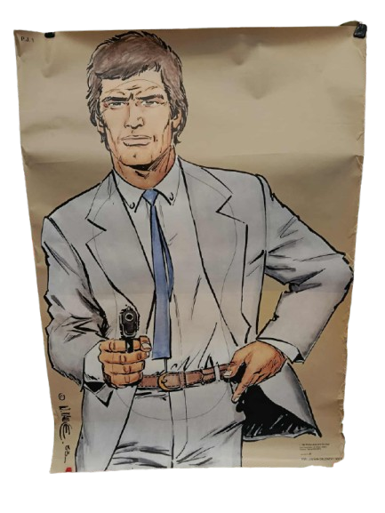 Cible d’entraînement au tir de la police judiciaire 1987 