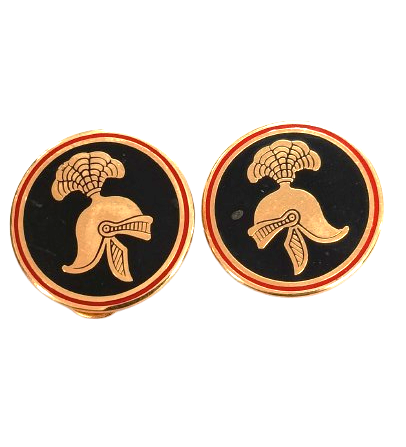 insigne de col armée belge Génie 