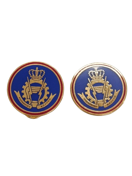 insigne de col armée belge Troupes Logistique