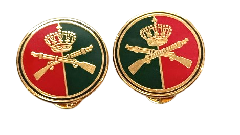 insigne de col armée belge Infanterie