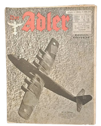 Magazine, ADLER, N°6, mars 1944, French Edition