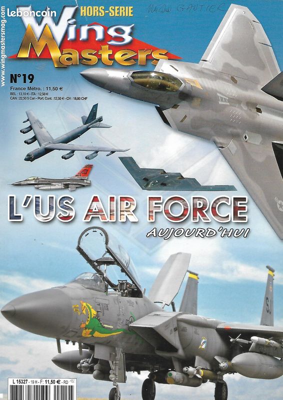 (Wing Masters Hors-Serie Nr. 19) L'US AIR FORCE 