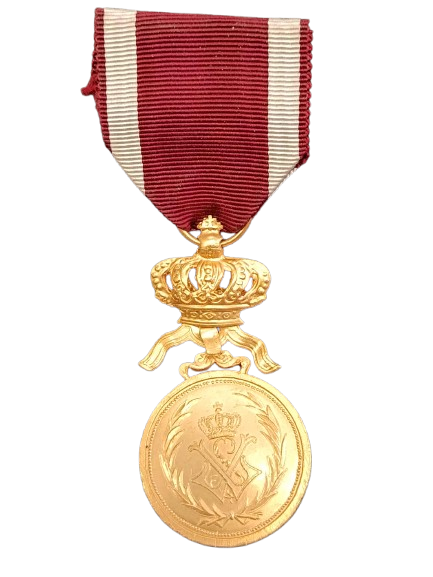 Médaille d'Or Ordre de la Couronne Belge 