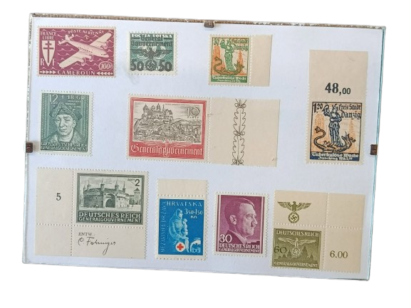 cadre timbres WW2 – Troisième Reich, & pays occupée 