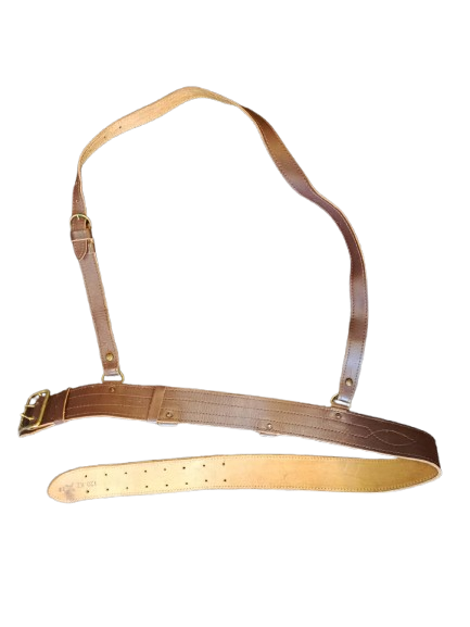 ceinturon-baudrier d'officier NVA 1988  fin de la Guerre Froide.