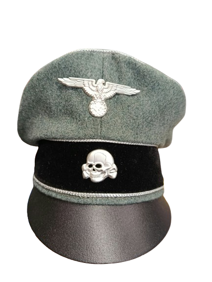  SS Officer's Visor Cap COPIE  (copie) (copie)