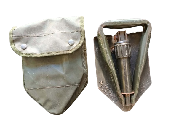 pelle militaire pliable avec housse  