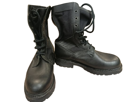 Bottines Militaire ABL jungle cuir et toile de nylon respirante