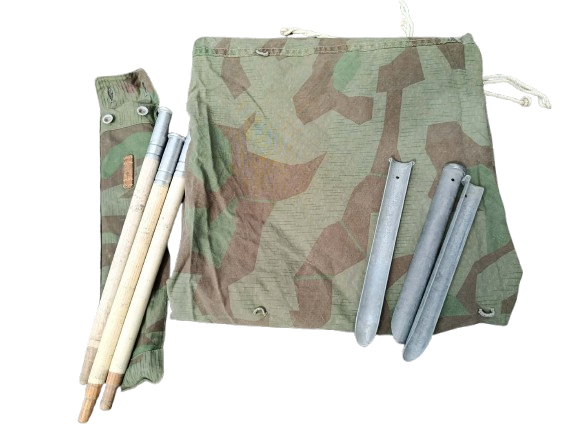 Set Toile de Tente Suisse M31 Complet - Camouflage Éclats 