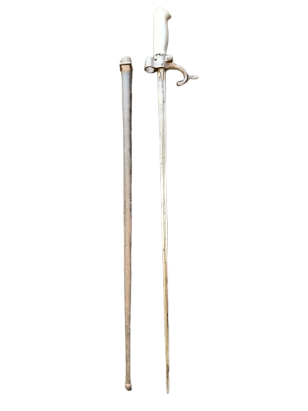 Baïonnette Française Lebel Modèle 1886 « Rosalie » – Poignée Maillechort – WW1 