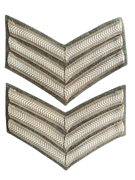 Paire de Galons Originaux de Sergent – British Army – WW2