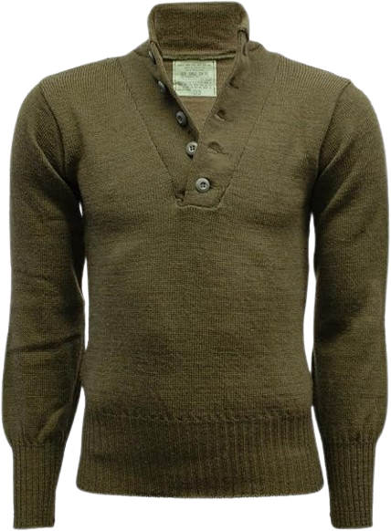 Pull Militaire US Army Vintage (1983) – 100% Laine Vierge (XS / S)