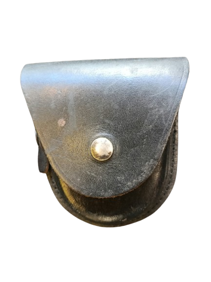  Porte-Menottes en Cuir Noir – FN HERSTAL 