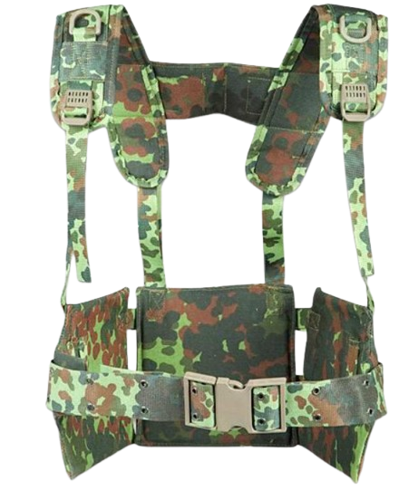 Brelage tactique de combat / Chest rig  ABL  Flecktarn