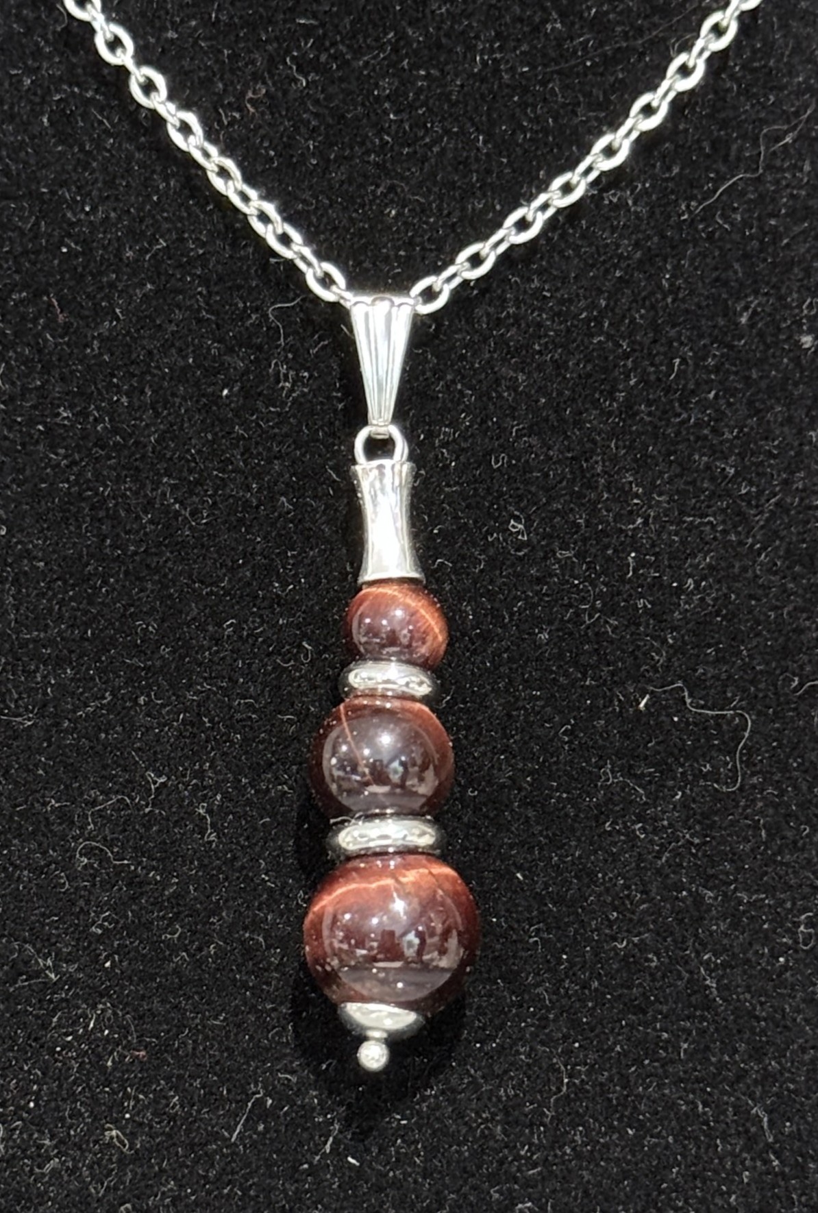 Pendentif "Echo de Gaïa" en Œil de Taureau