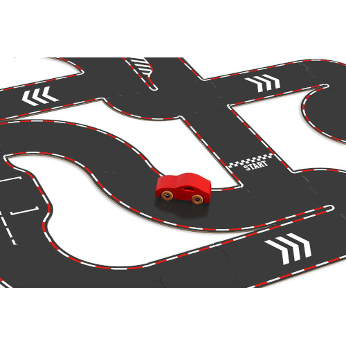 GRAND CIRCUIT POUR VOITURES 44 PIÈCES