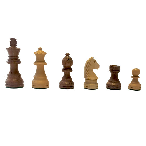 JEU D'ÉCHECS PIÈCES SEULES EN TAILLE 4 BOIS D'ACCACIA