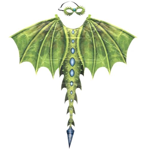 CAPE DEGUISEMENT ENFANT DRAGON VERT