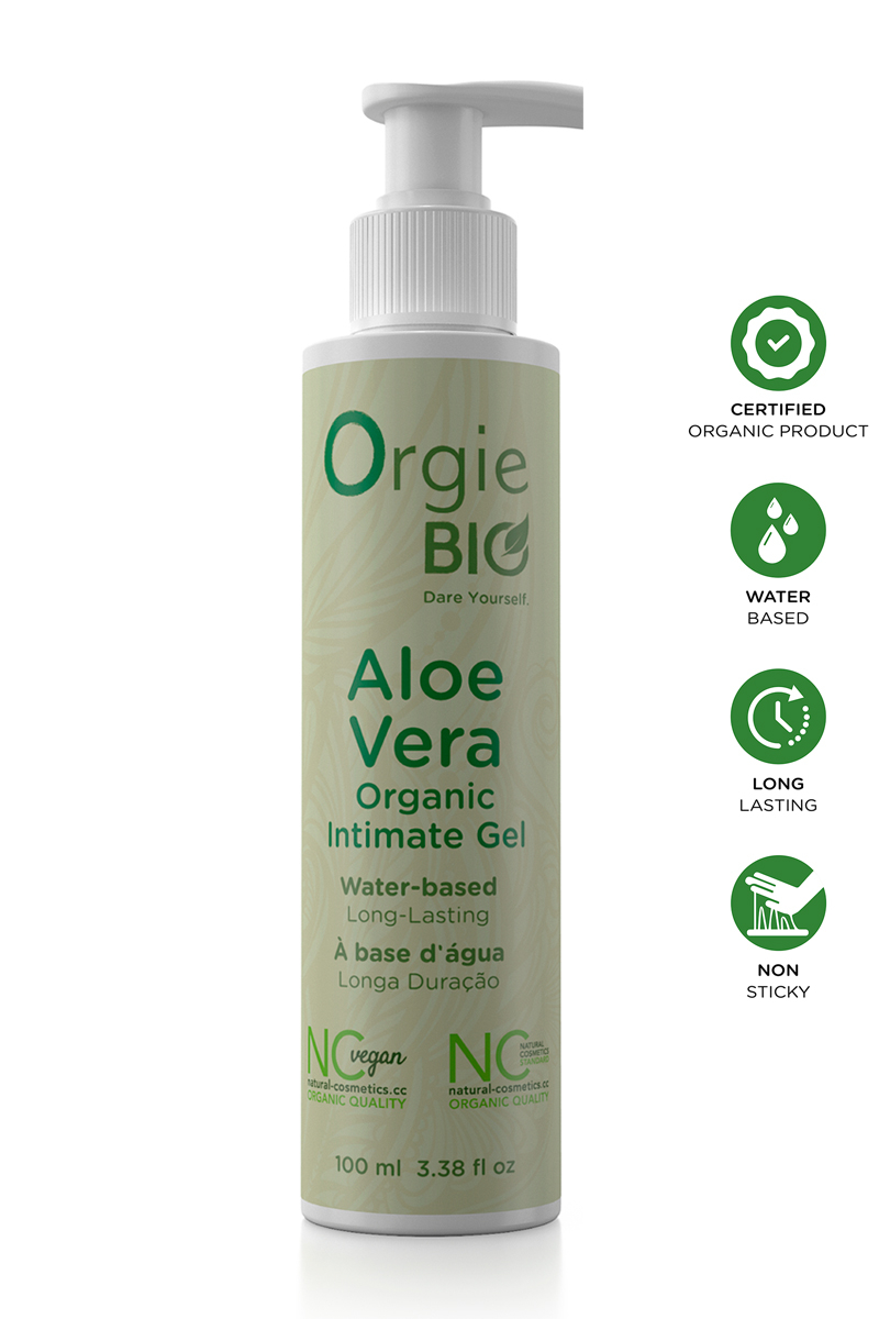 Gel Intime Bio à l'Aloe Vera – Orgie 100 ml