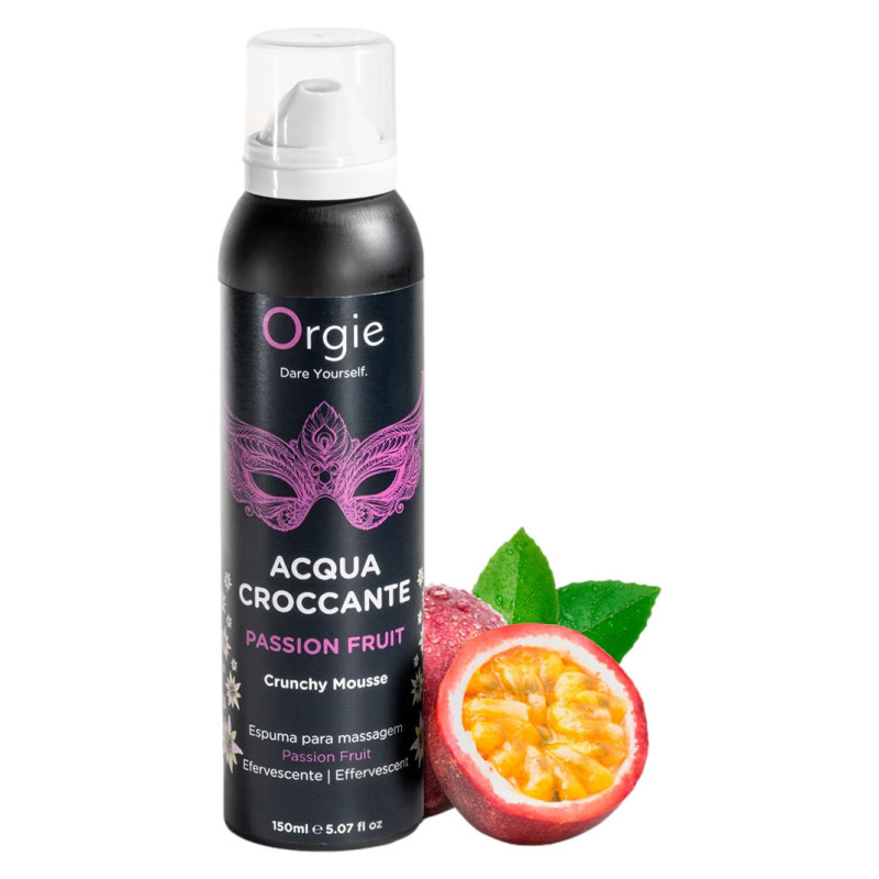 Mousse de massage crépitante Acqua Croccante Fruit de la Passion 150 ml - Orgie