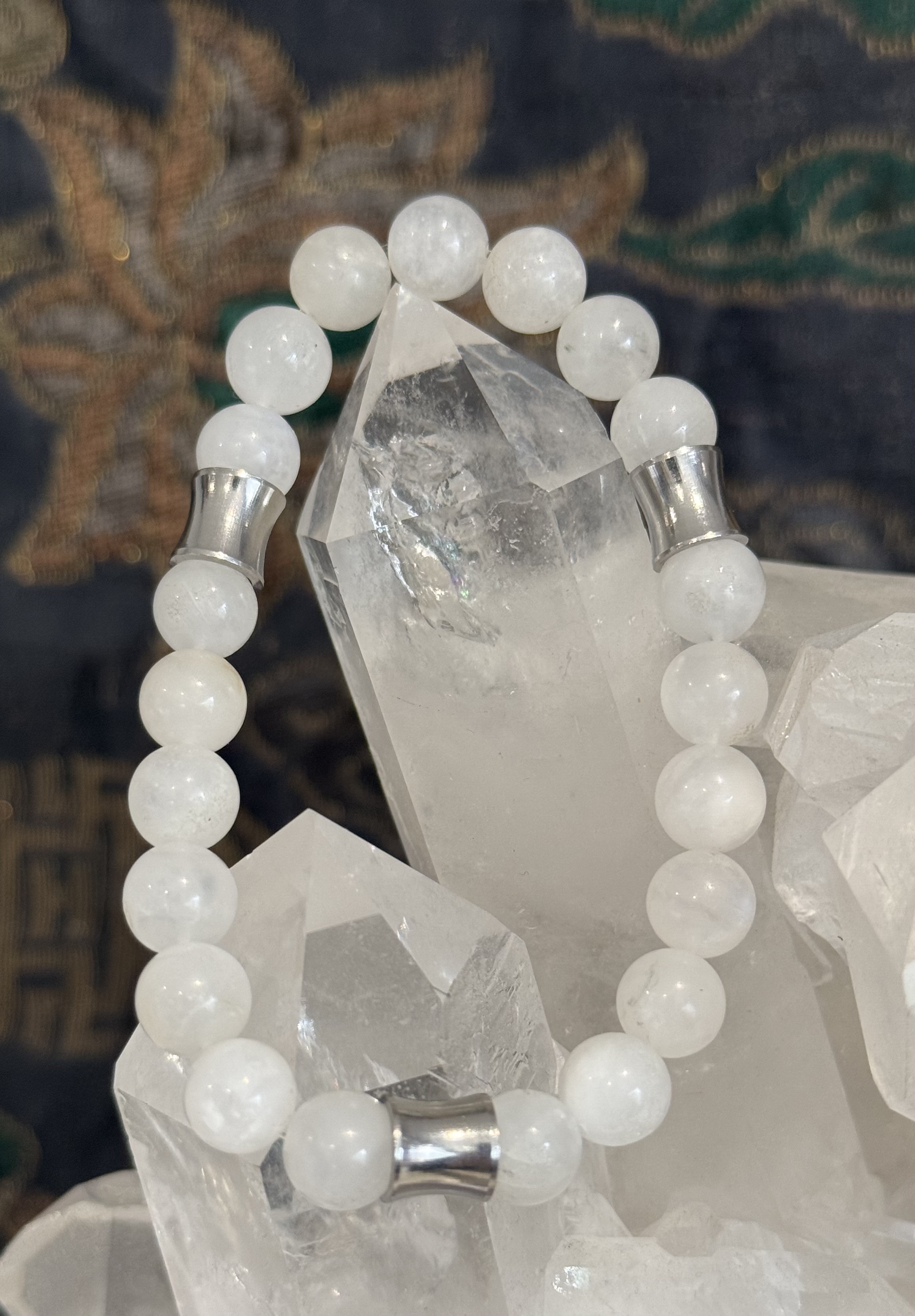 Bracelet "Aura du Phoenix" en Pierre de Lune
