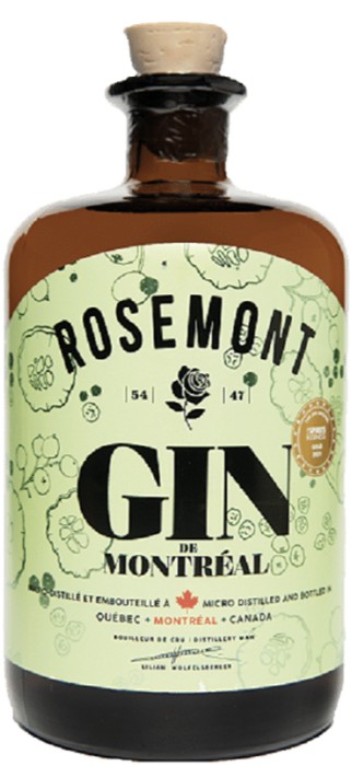 Rosemont Gin de Montréal (Concombre)