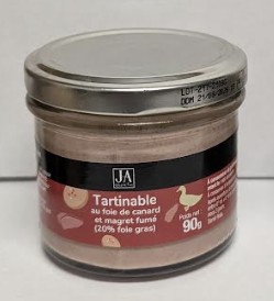 Tartinade Foie Gras 20% Magret de Canard - 90g